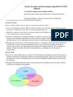 Sustainable Development, Society, Economy and Environment Using SETS & VENN Diagram