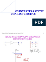 Ese 570 Mos Inverters Static Characteristics: Kenneth R. Laker, University of Pennsylvania, Updated 13feb12 1