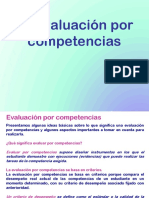 La Evaluacion Por Competencias