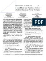 Design Practices in Harmonic Analysis Studies Applied To Industrial Electrical Power Systems