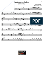 Cant Stop The Feeling - Justin Timberlake - Partitura para Educacao Musical - Jose Galvao PDF