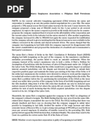 Tabangao Shell Refinery Employees Association v. Pilipinas Shell Petroleum Corporation - Digest