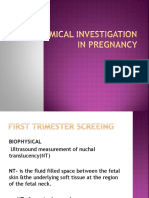 Biochemical Investigation in Preg