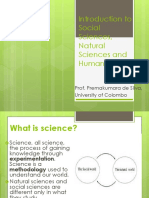 Natural Secince Vs Social Sciences