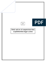 Study and Use of Computerized Data Acquisition/data Logger System