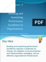 Building and Sustaining Performance Excellence in Organizations