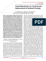 Effect of Tie Beam Dimensions On Vertica PDF