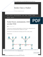 Packet Tracer, Enrutamiento, DHCP y Servidor WEB - NEWfly, Redes Cisco y Packet Tracer