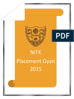 NITK Placement Gyan 2015 PDF