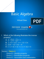 Basic Algebra