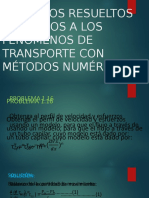 Problemas Exposición de Fenómenos de Transporte