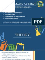 S2 Buckling of Strut: Section 5 Group 3