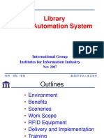 Library RFID Automation System: International Group Institutes For Information Industry