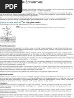 Pesticide and Environment