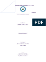 Orientación Vocacional, Tarea IV