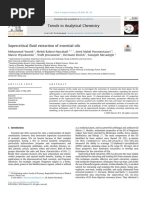 Supercritical Fluid Extraction of Essential Oils