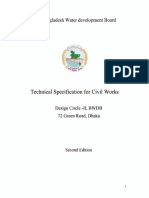 BWDB Technical Specification For Civil Works - Second Edition