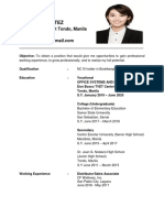 Sample Resume Osm Palomino