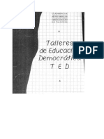 Talleres de Educacion Democratica