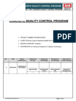 Concrete Quality Control Program Plan AYC-RSLF-CQCP-000