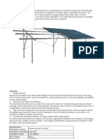 Screw Pile Foundation Solar Mounting Structure