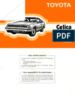 1985 Toyota Celica Owner's Manual (No Hyperlinks)