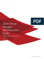 Zerto Virtual Manager VSphere Administration Guide