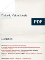 Diabetic Ketoacidosis: Presented by NG YH