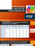 3.3 Ejemplo de Aplicación de Análisis de Conglomerados