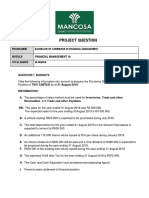 Project Question: Financial Management 1A