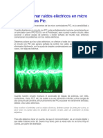 Como Eliminar Ruidos en Dispositivos Electronicos