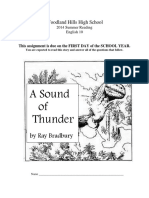 Sound of Thunder Homework Questions 10