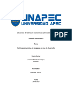 Políticas Comerciales de Los Países en Vías de Desarrollo