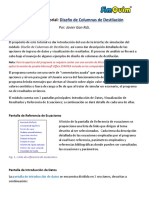 SimQuim Tutorial Diseno de Columnas de D PDF