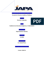 Tarea 6 de Derecho Comparado.