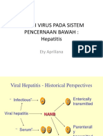 Infeksi Virus Pada Sistem Pencernaan Bawah: Hepatitis: Ety Apriliana