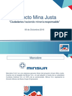 Proyecto MINA JUSTA