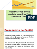 3) Presupuesto de Capital