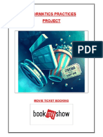 Informatics Practices Project: Movie Ticket Booking