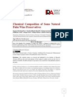 Palm Wine Specification