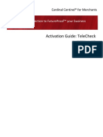 TeleCheck Activation Guide