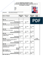 B.ed 1st Year Resutl