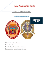 Antropometría Reporte N 1