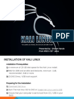 Kali Linux Installation