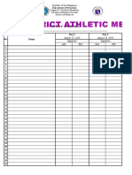 Attendance For District Meet