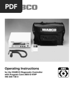 Operating Instructions: For The WABCO Diagnostic Controller With Program Card ABS-D KWP 446 300 739 0