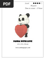 Diy Panda Heart