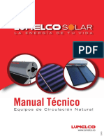 Manual Tecnico. Equipos de Circulacion Natural - Lumelco