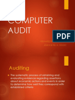 Computer Audit: Prepared By: Joanne Fel A. Ogoc