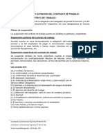 Suspensión y Extinción Del Contrato de Trabajo